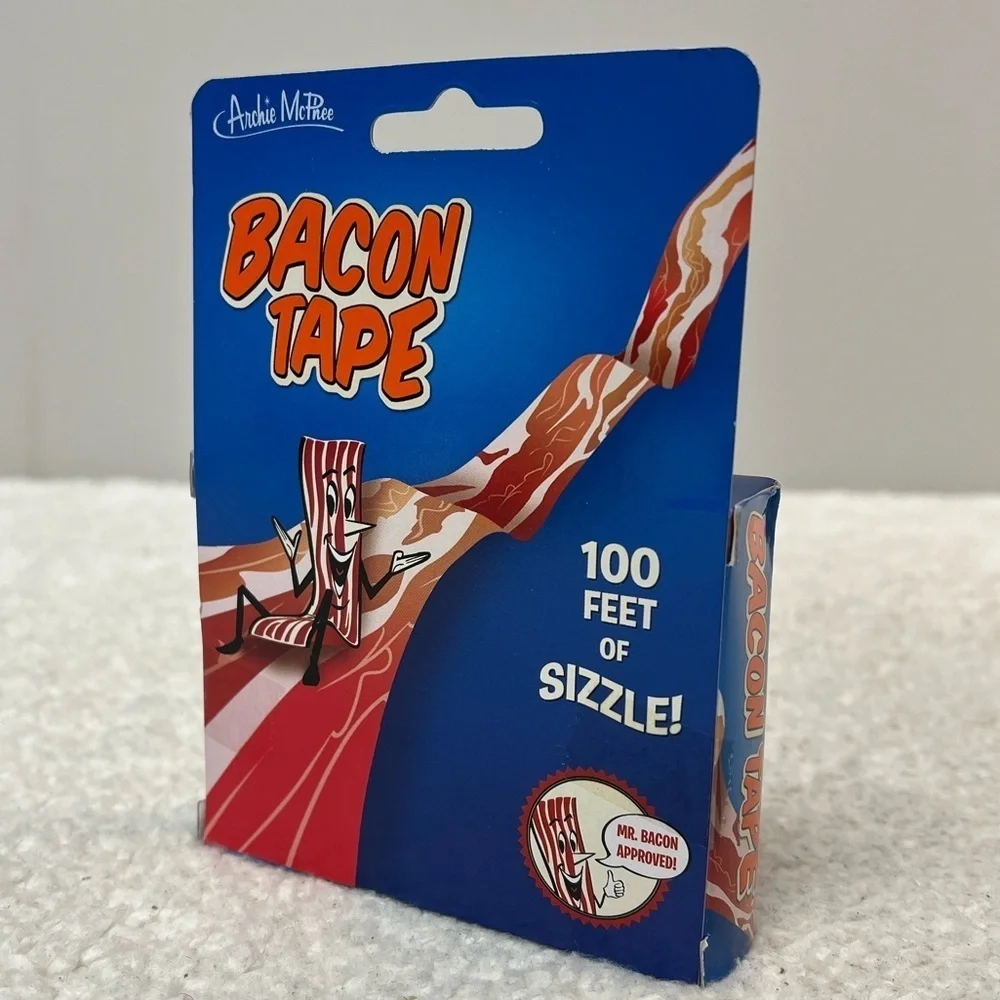 Archie McPhee Accoutrements 100 Feet of Bacon Tape